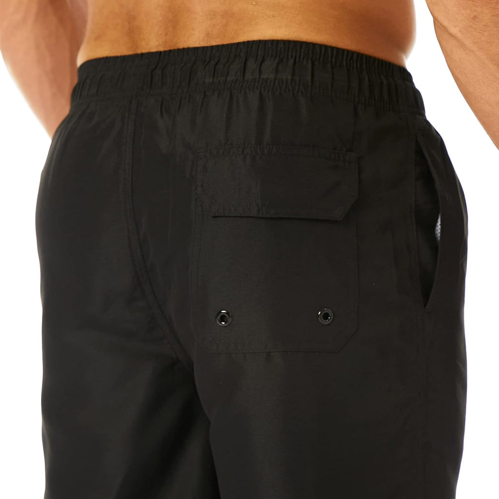 Mens Swim Trunks Long, Quick Dry Boardshorts, 9 Inches Inseam Bathing Suits with Mesh Lining